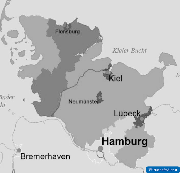 Regionale Arbeitslosigkeit in Schleswig-Holstein