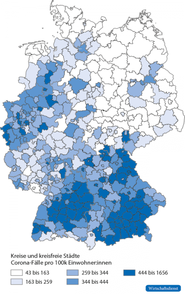 Corona-Infektionszahlen