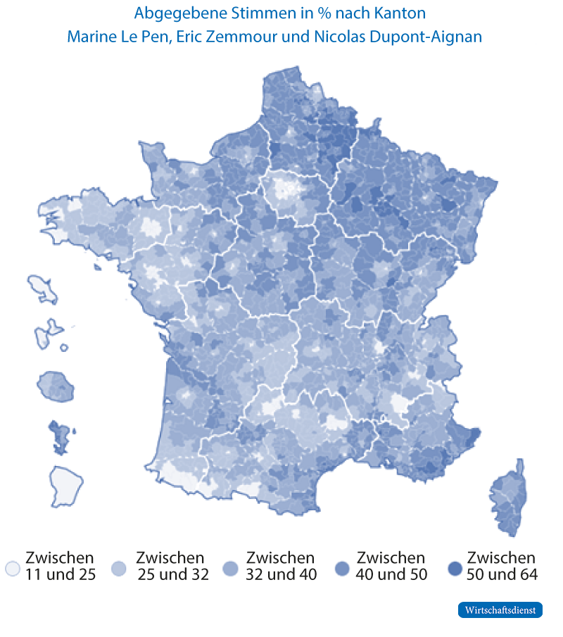 Stimmanteile der rechten Neonationalisten