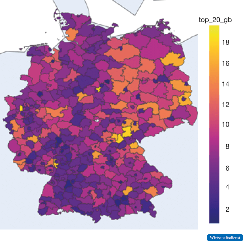 Regionaler Transformationsstress